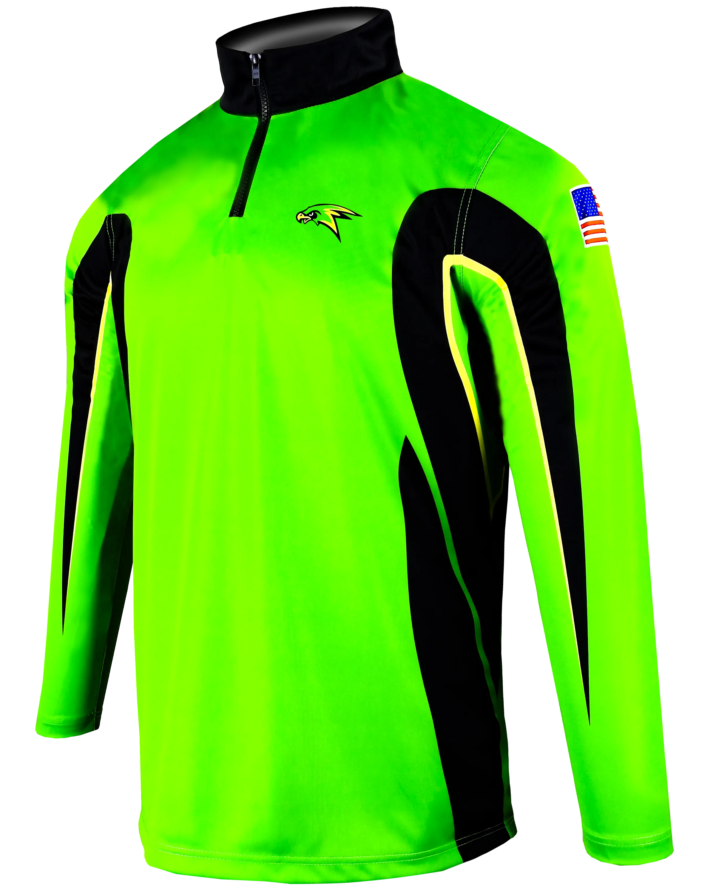 1/4 Zip Long Sleeve Shooter Shirt