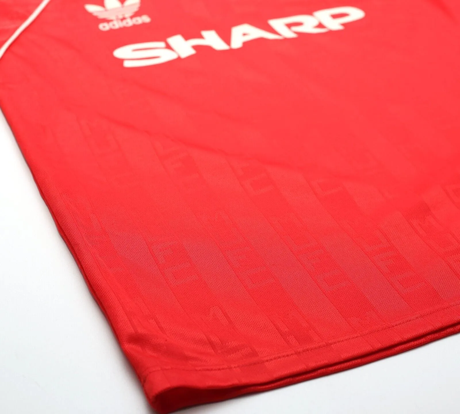 1988/90 MANCHESTER UNITED Vintage adidas Home Football Shirt (M) 40/42