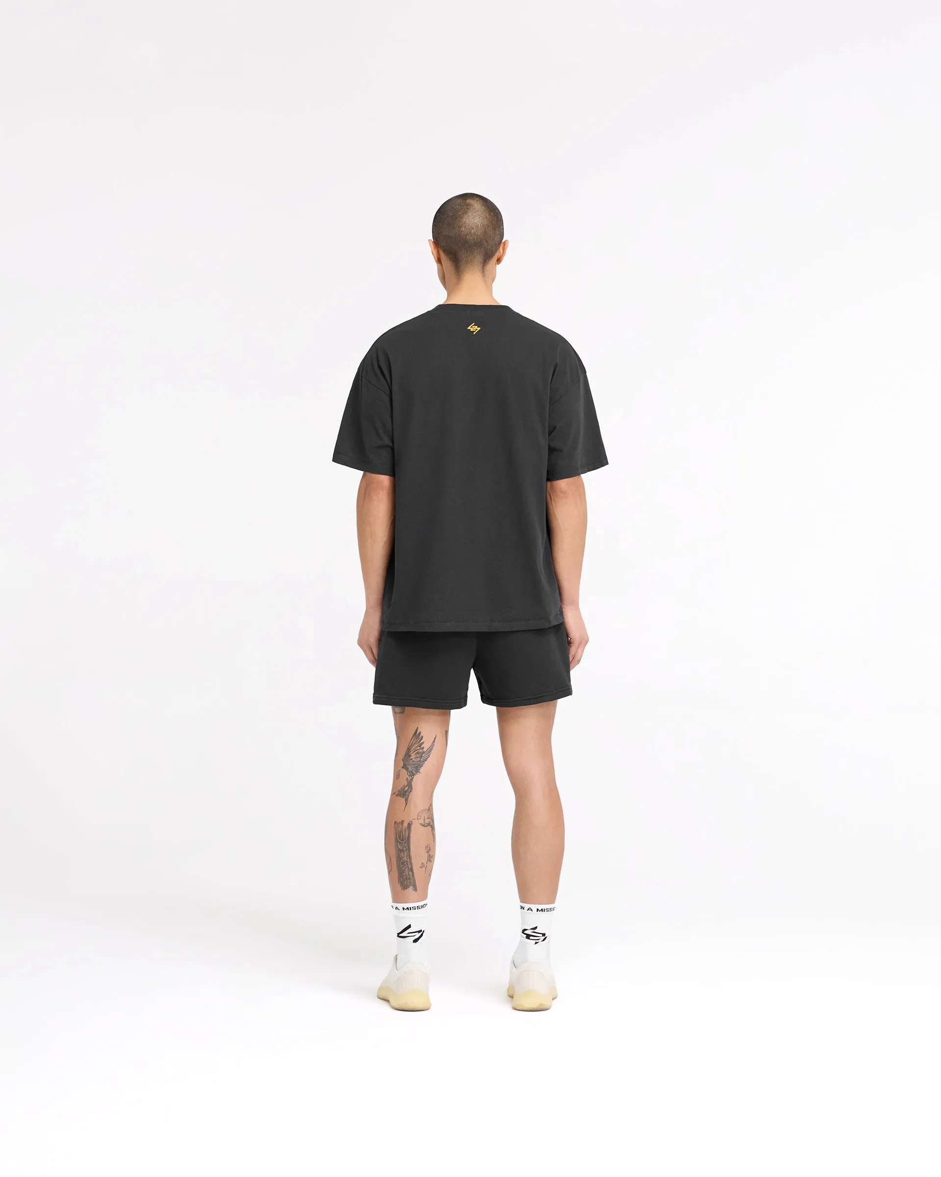 247 On His Shoulders T-Shirt - Off Black