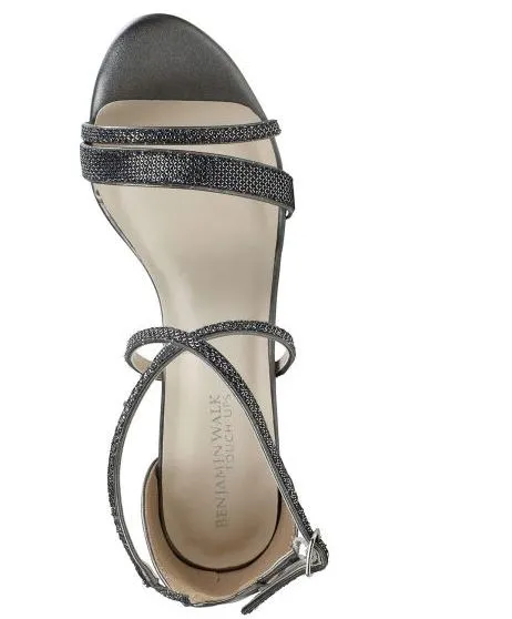 2.5" Cross Over Heel | Pewter