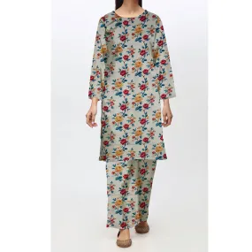 2PC- Unstitched Digital Printed Linen Suit PW4480