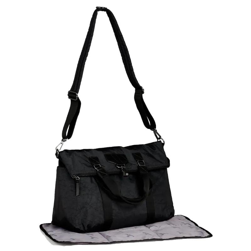 3-IN-1 Foldover Tote - Black