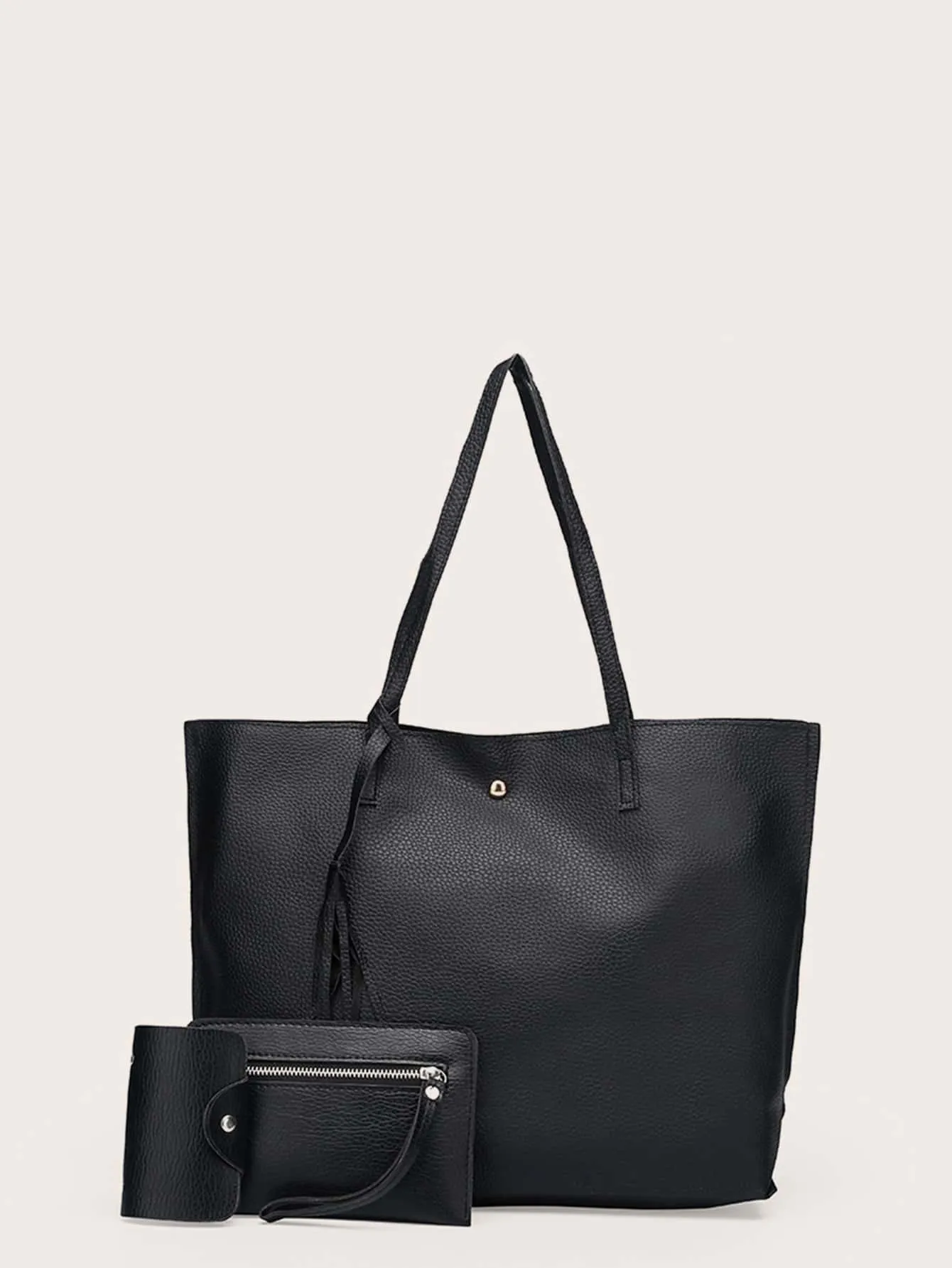 3pcs Minimalist Tote Bag Set