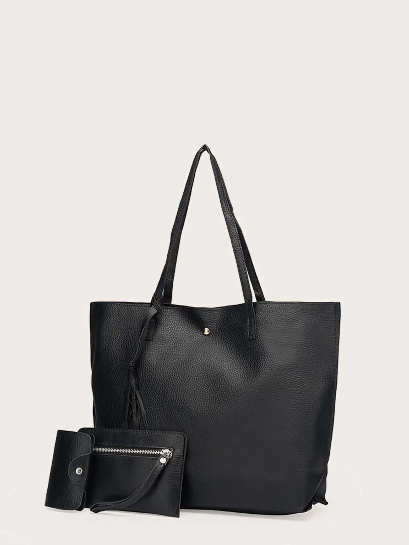 3pcs Minimalist Tote Bag Set