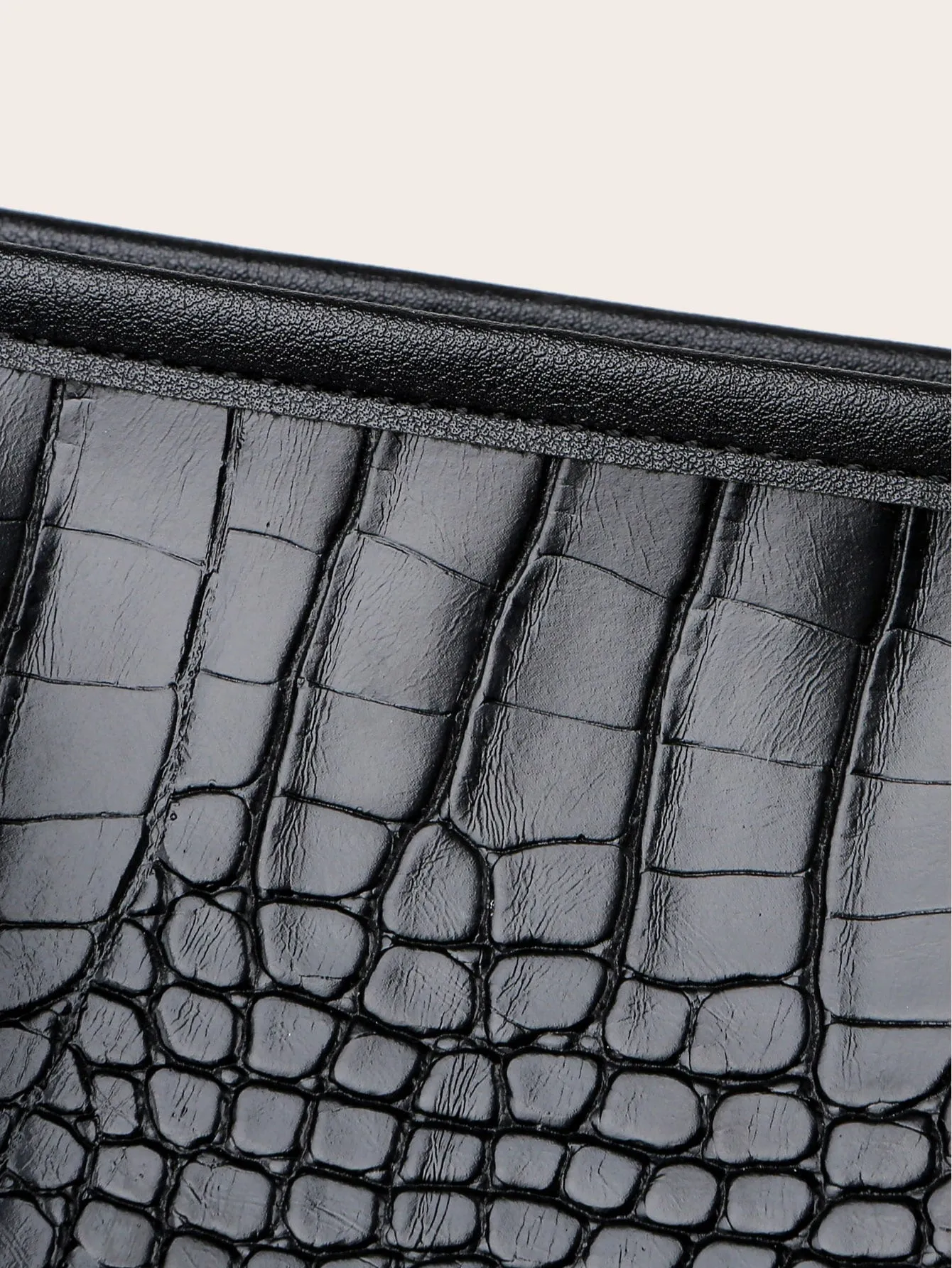 4pcs Croc Embossed Tote Bag Set