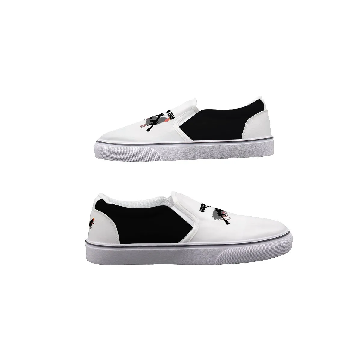 #500 cocknload Men's Slip On Sneakers