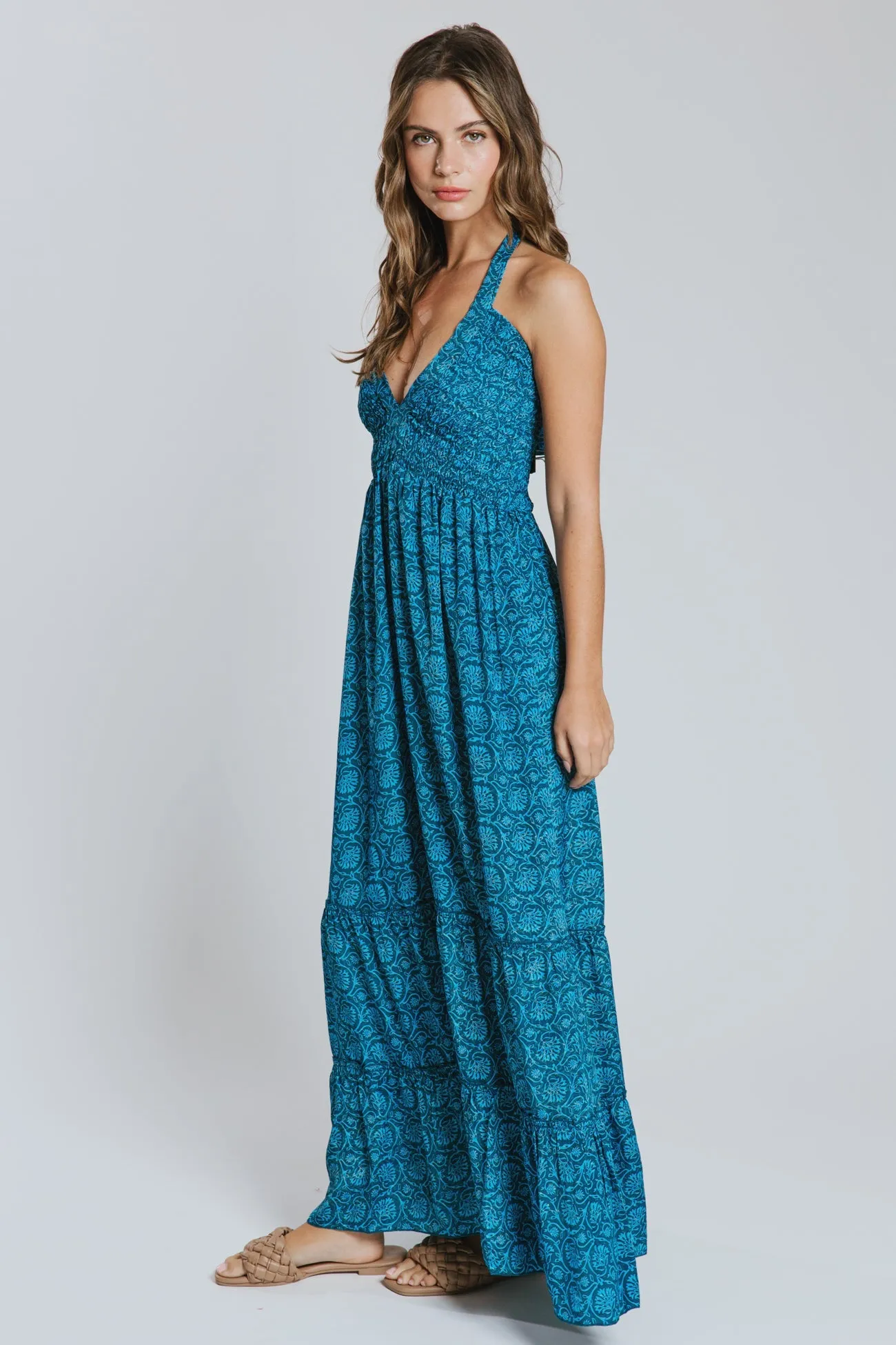 Aarya Halter Maxi Dress