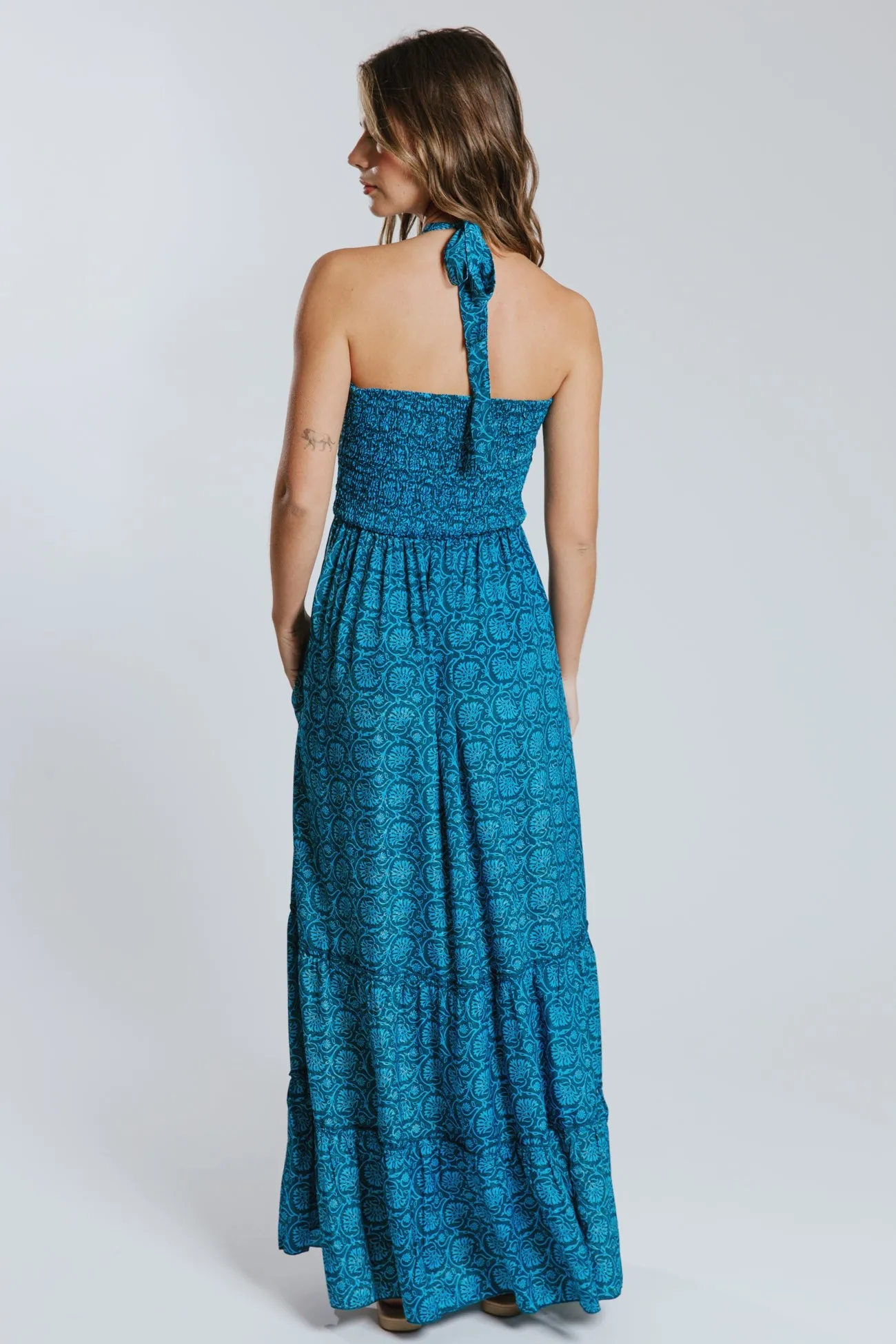 Aarya Halter Maxi Dress