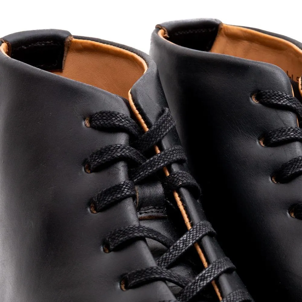 Abington Hi Toe Cap - Horween Black Chromexcel