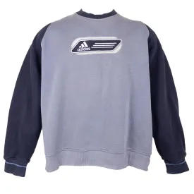 Adidas 00s Embroidered Spellout Sweatshirt (M)