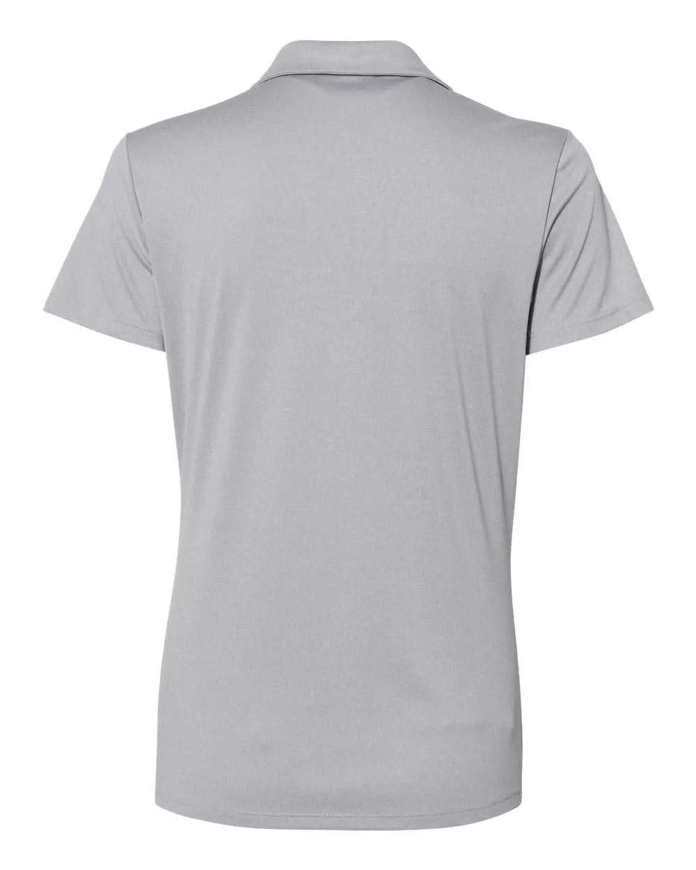 Adidas A241 Women's Heathered Sport Shirt - Mid Grey Melange