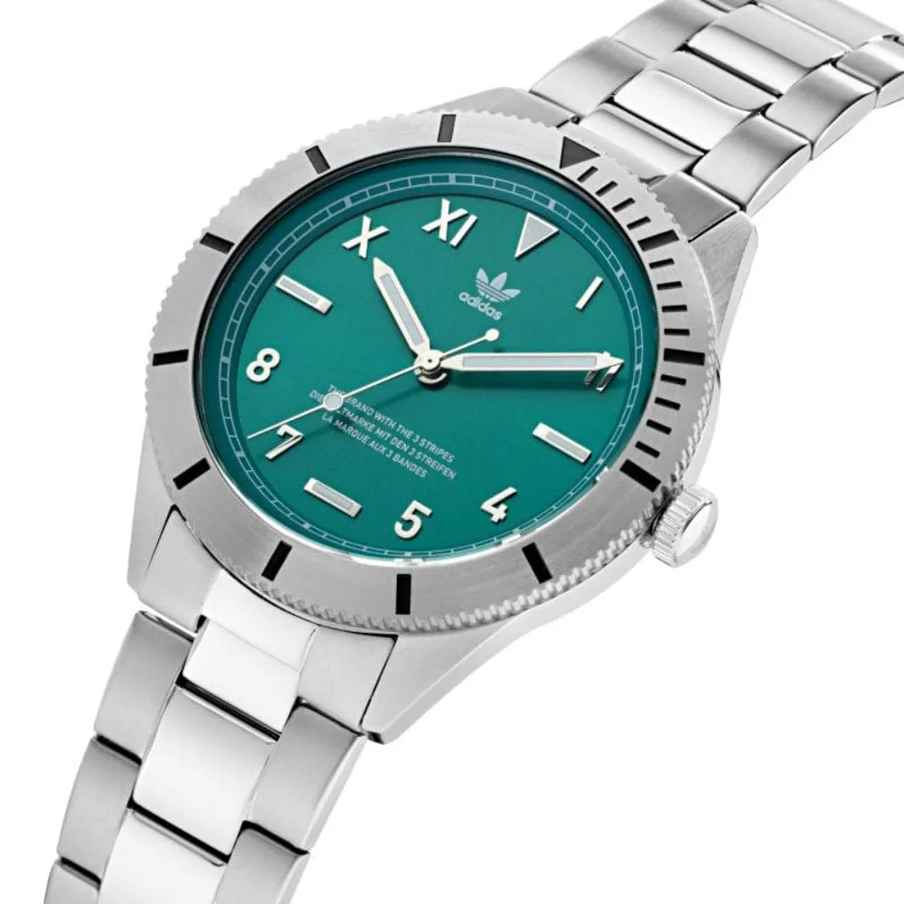 ADIDAS AOFH22060 GREEN DIAL STAINLESS STEEL MEN WATCH