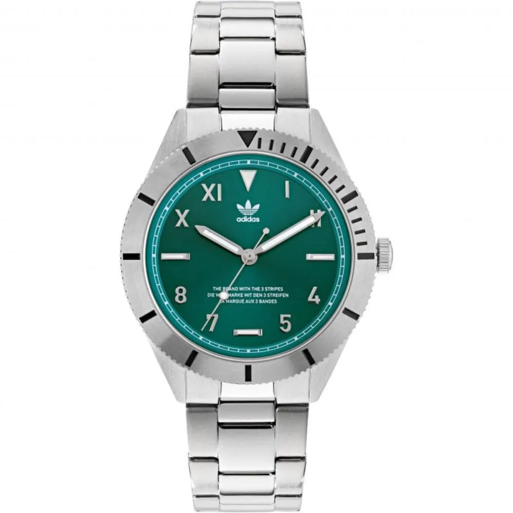 ADIDAS AOFH22060 GREEN DIAL STAINLESS STEEL MEN WATCH