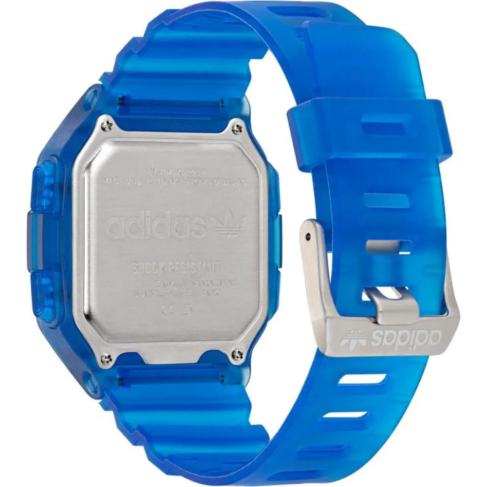 ADIDAS AOST22047 BLUE PLASTIC/RESIN STRAP UNISEX WATCH