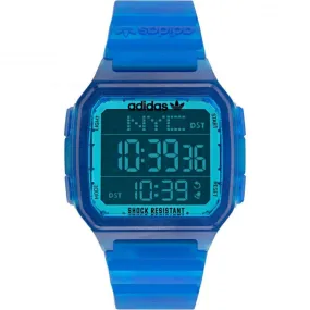 ADIDAS AOST22047 BLUE PLASTIC/RESIN STRAP UNISEX WATCH