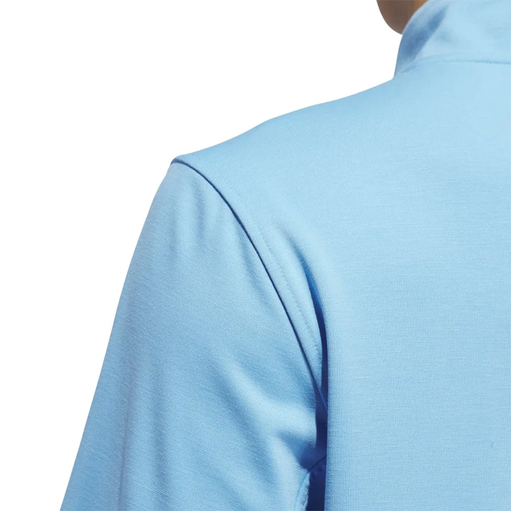 adidas Elevated 1/4 Zip Pullover - Semi Blue Burst