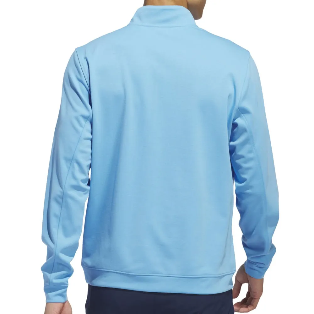 adidas Elevated 1/4 Zip Pullover - Semi Blue Burst