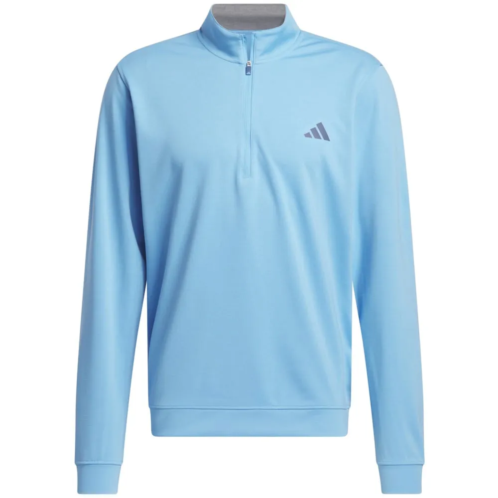 adidas Elevated 1/4 Zip Pullover - Semi Blue Burst