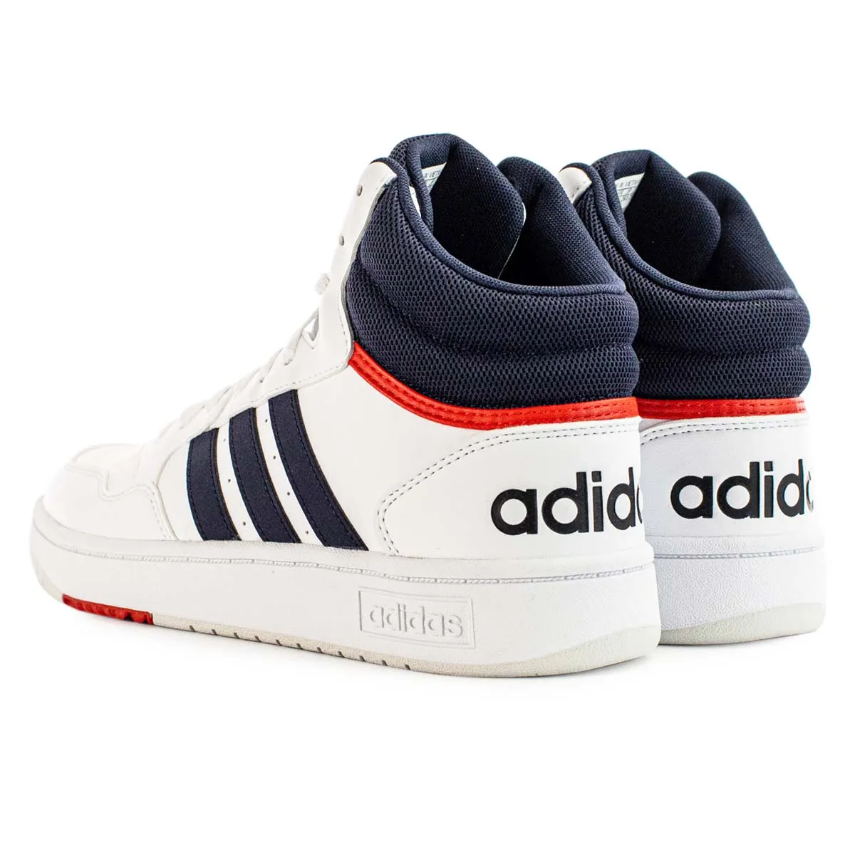 Adidas Hoops 3.0 Mid GY5543 - weiss-dunkelblau-rot