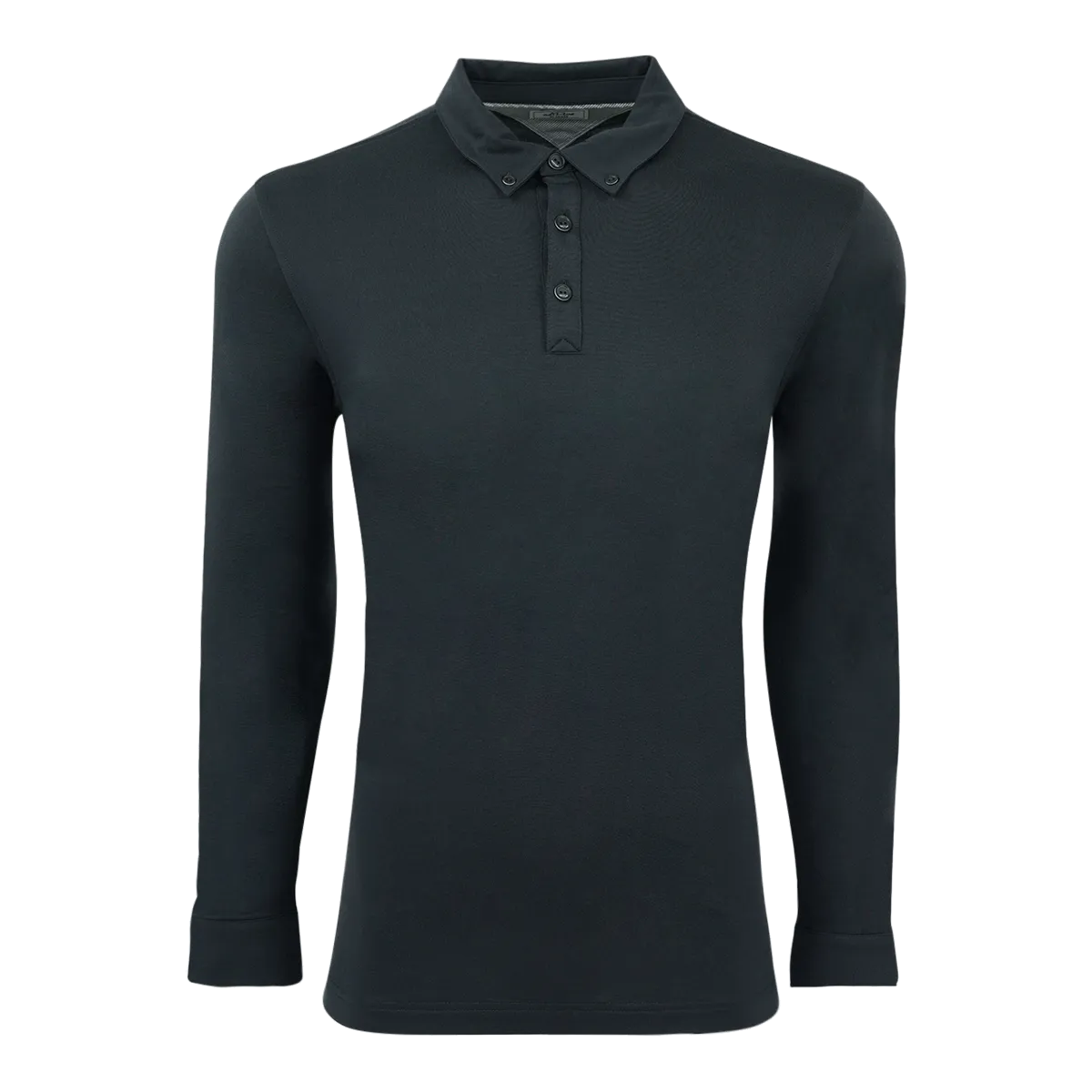 adidas Men's Adipure Cotton Plaited L/S Polo