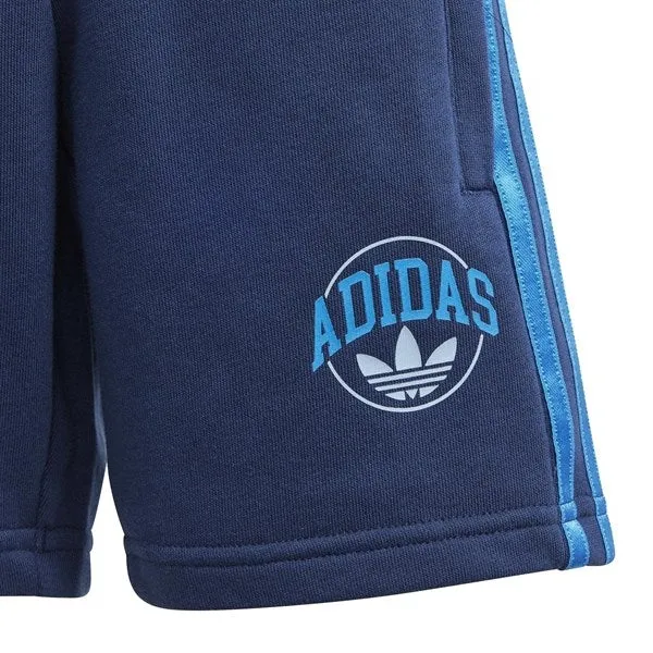 adidas Originals White/Night Indigo Shorts Tee Set