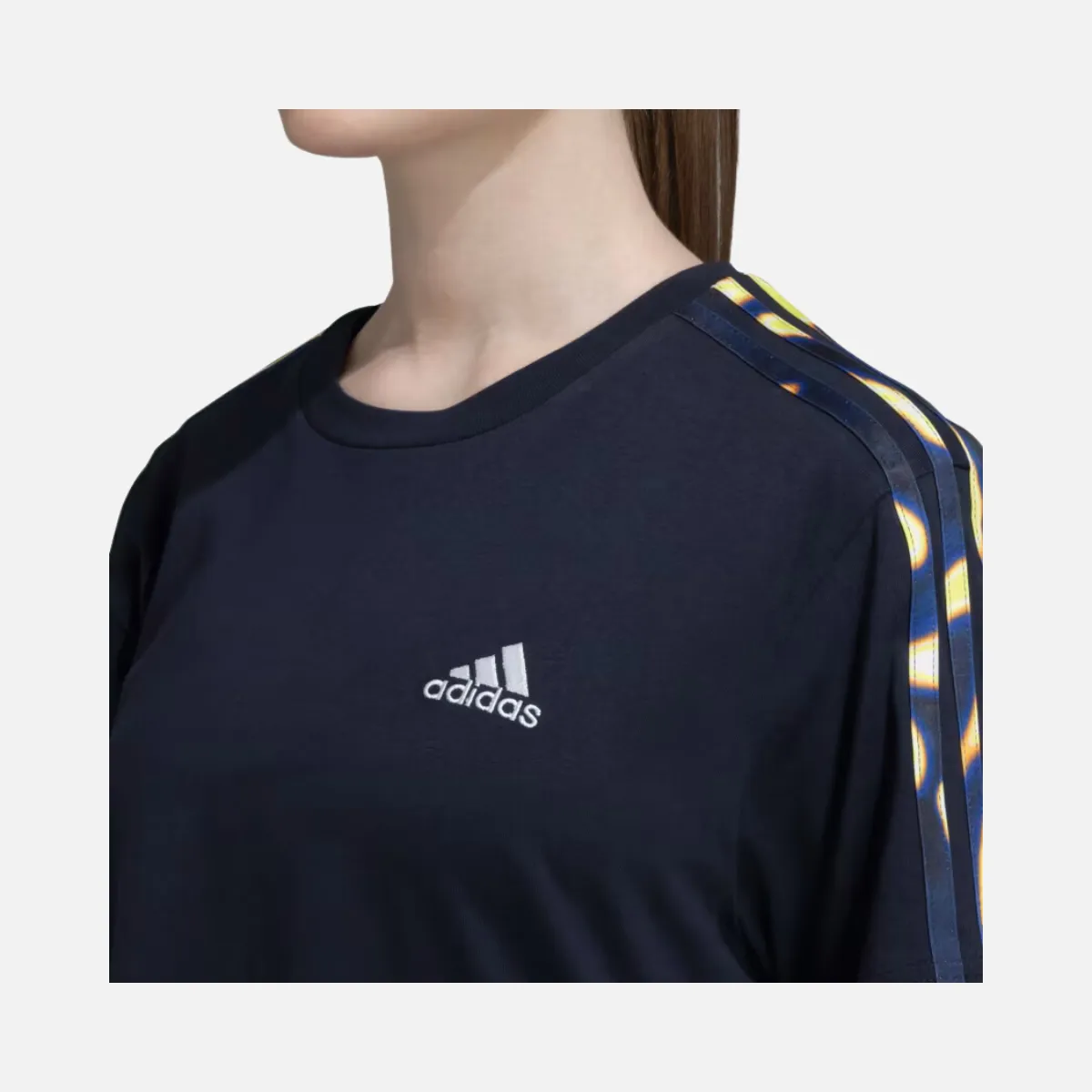 Adidas Vibaop 3S Women's T-shirt -Legend Ink/Multicolor