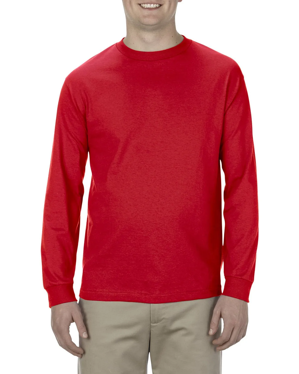 Alstyle AL1904 Adult 5.1 oz., 100% Soft Spun Cotton Long-Sleeve T-Shirt