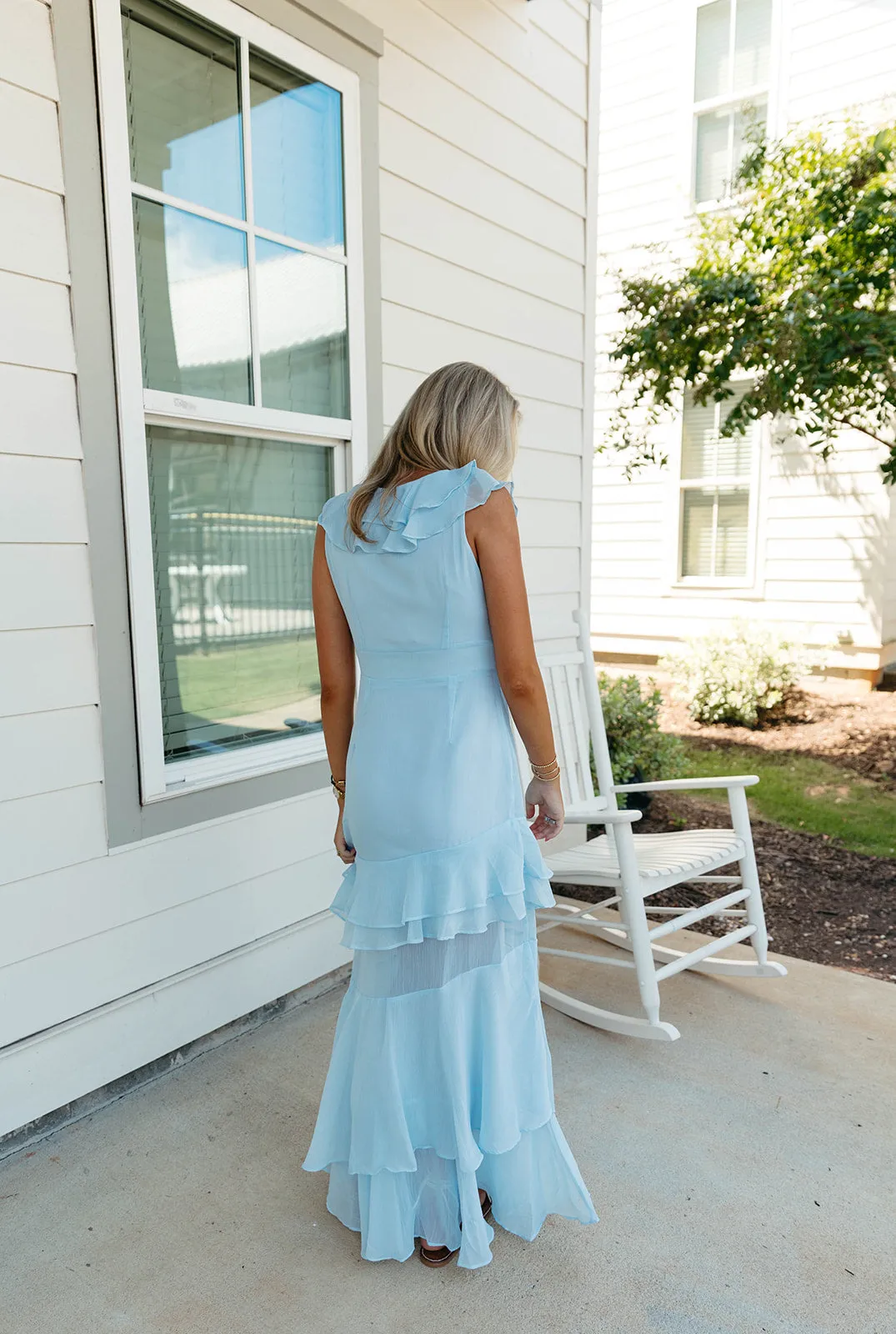 Angeline Maxi Dress - Sky Blue