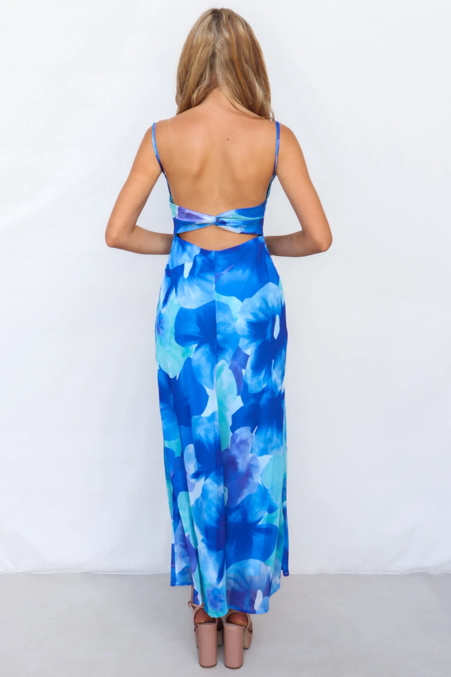 Anna Maxi Dress - Blue