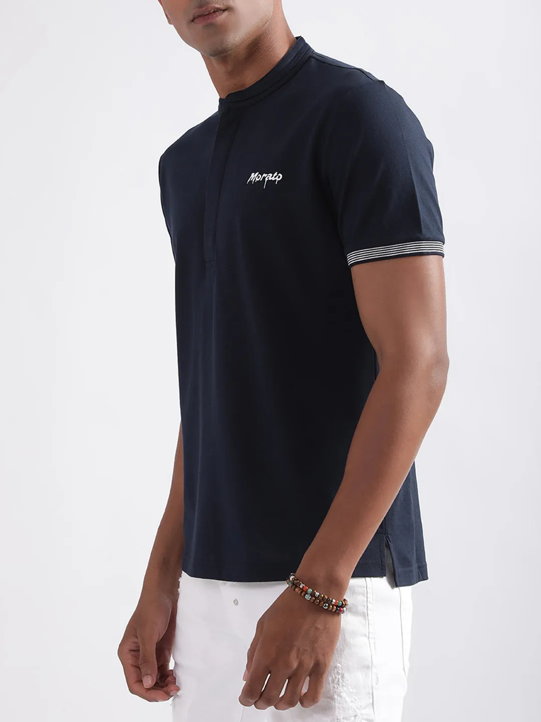 Antony Morato Blue Regular Fit T-Shirt