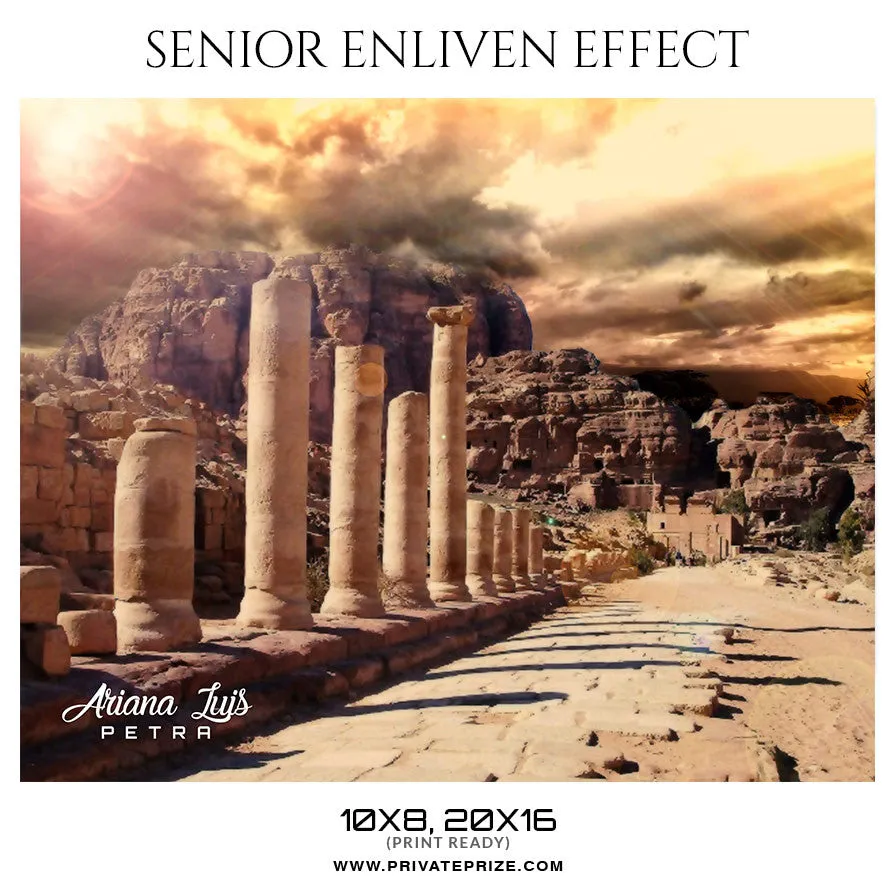 Ariana Luis- Petra - Senior Enliven Effect Photography Template