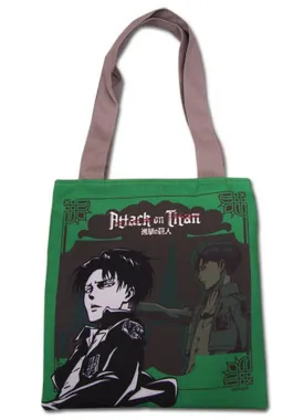 Attack on Titan - Green Levi Ackerman Tote Bag