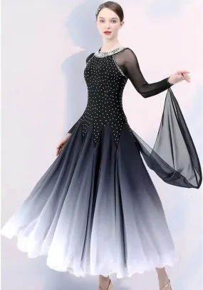 #B224 New Ballroom Dance Competition Dress - Walltz-Foxtrot-Modern- Evening Gown