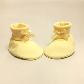 Baby Booties Solid Yellow