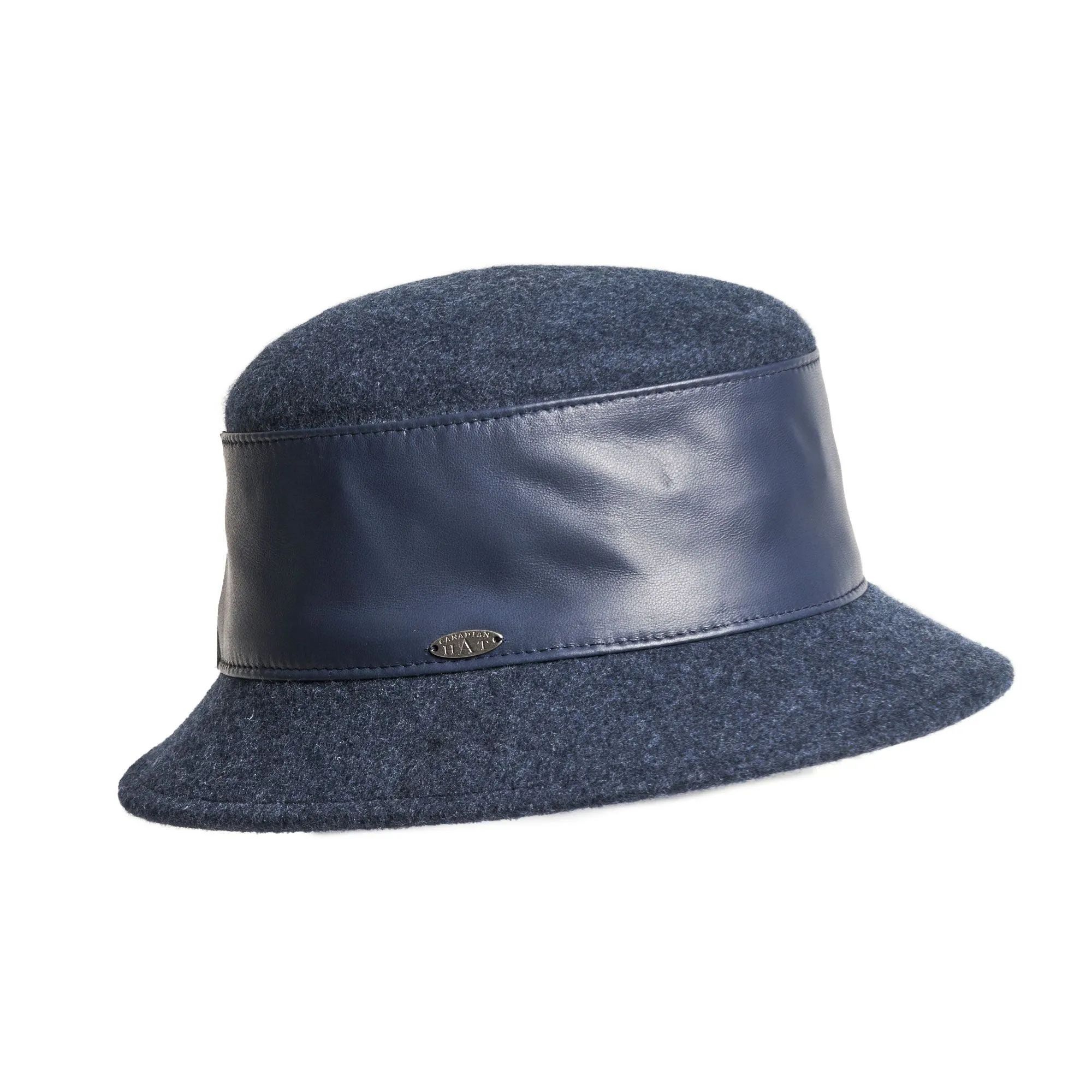 BALLIC - PACKABLE BUCKET HAT WITH LEATHER