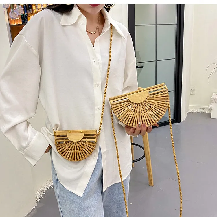 Bamboo Crossbody Bag