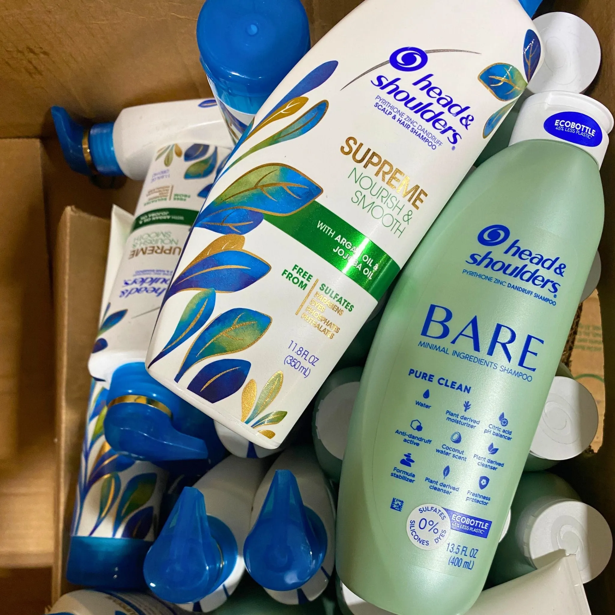 Bare & Supreme Head & Shoulders Mix includes Shampoo & Conditioner (29 Pcs Lot)