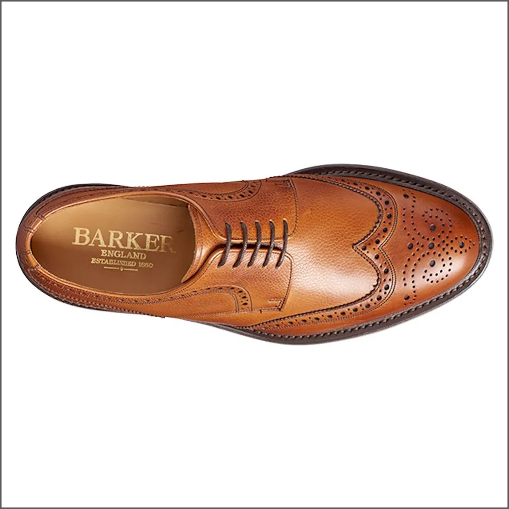 Barker Kelmarsh Cedar Grain Wingtip Derby*