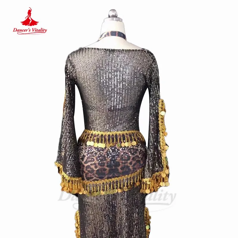 Belly Dance Performance Dress Customzied Adult Children Shaaby Baladi Folk Custom Robe for Women Belly Dancing Wear Dresses