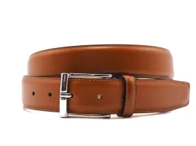 Belt Tan Calf Nickel Buckle