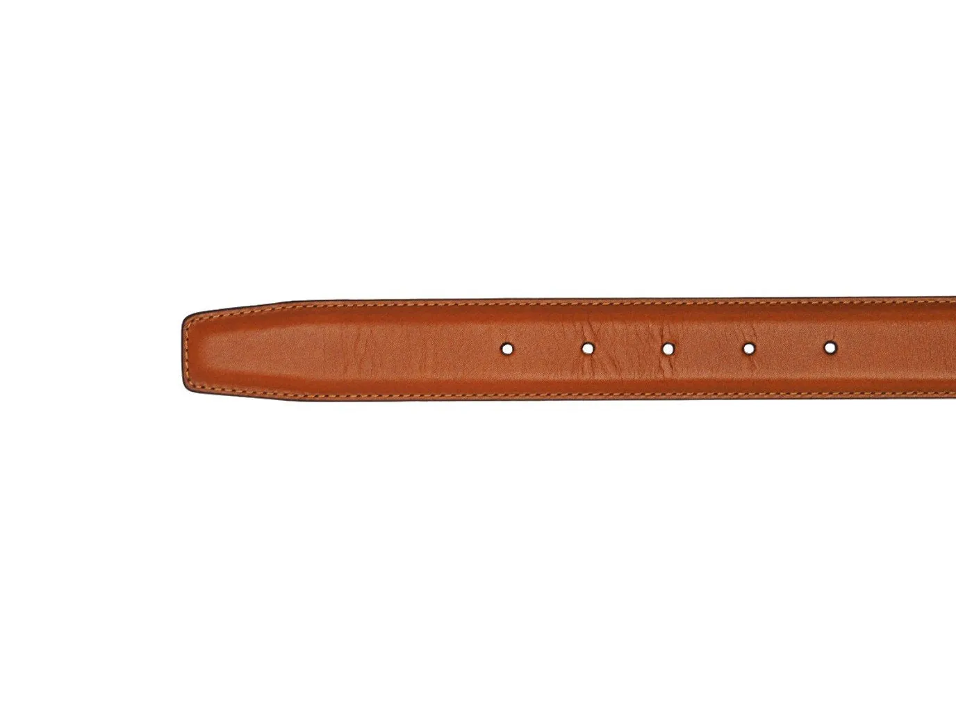 Belt Tan Calf Nickel Buckle