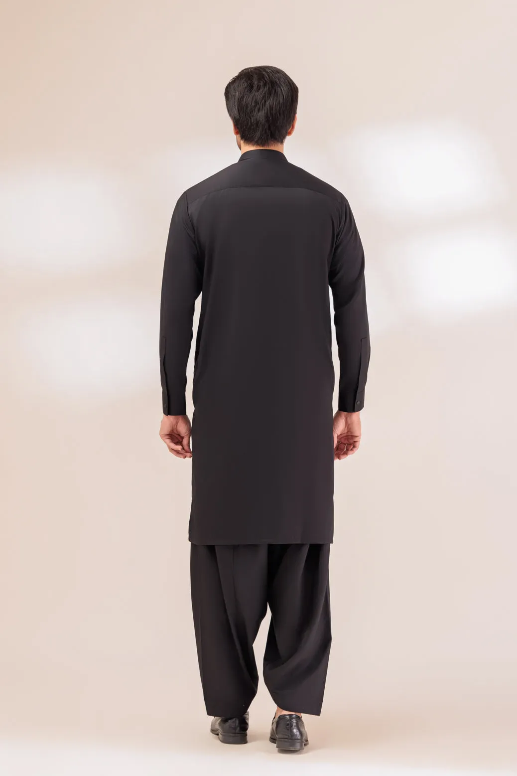 BLACK-BLENDED-SHALWAR SUIT - (GSBW23-032)