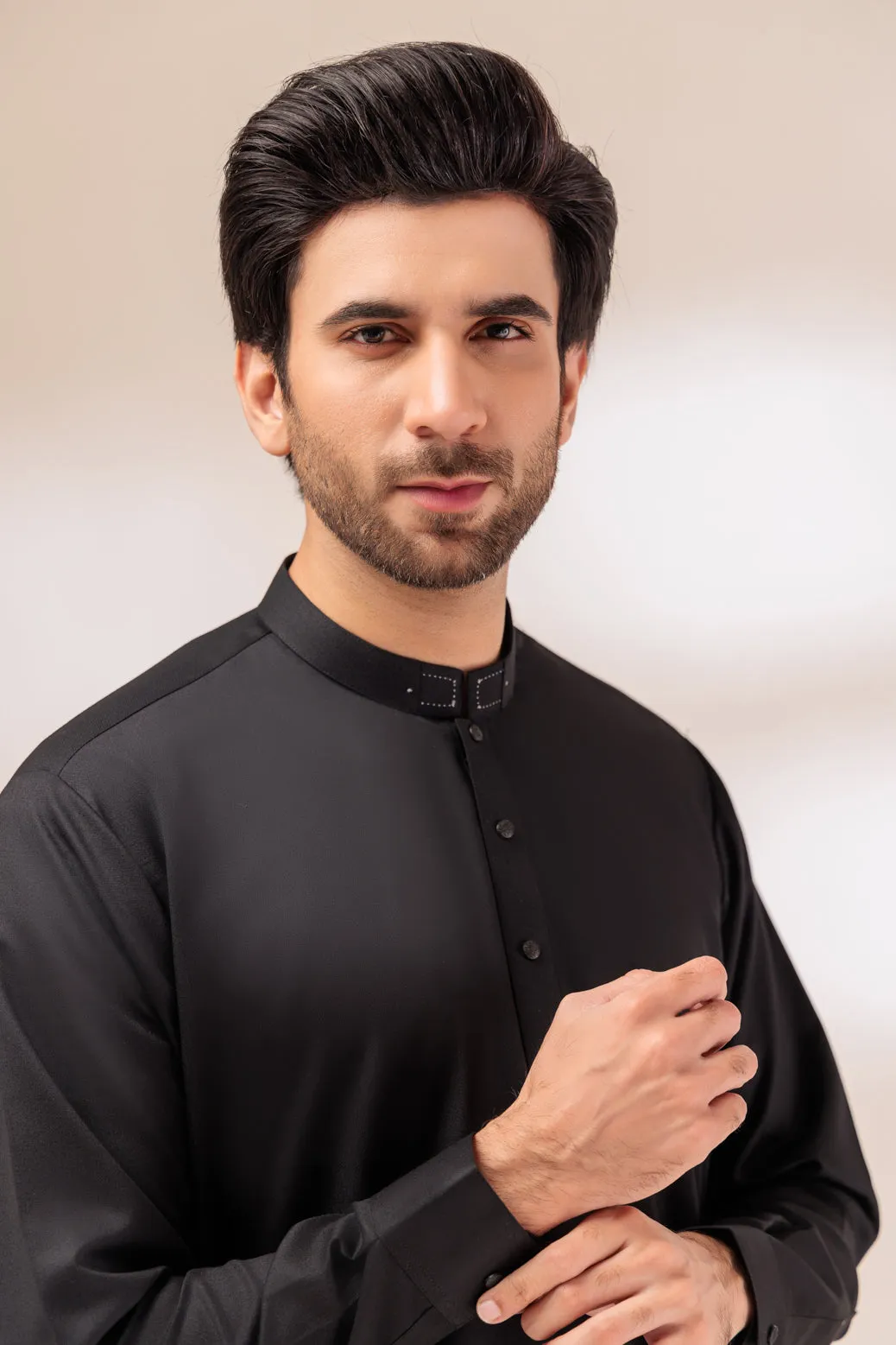 BLACK-BLENDED-SHALWAR SUIT - (GSBW23-032)