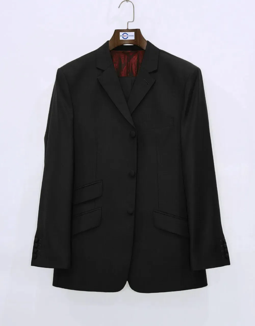 Black Suit | Vintage Style Black Mod Suit