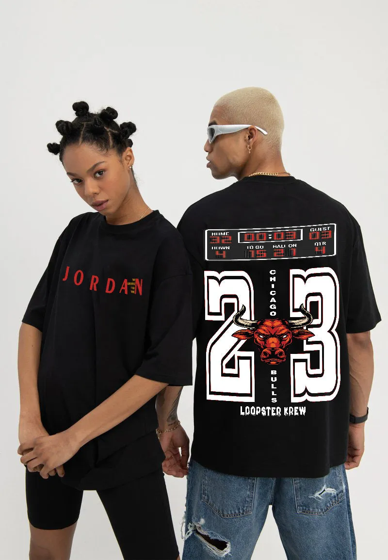 Black Unisex Relaxed Fit Jordan T-shirt