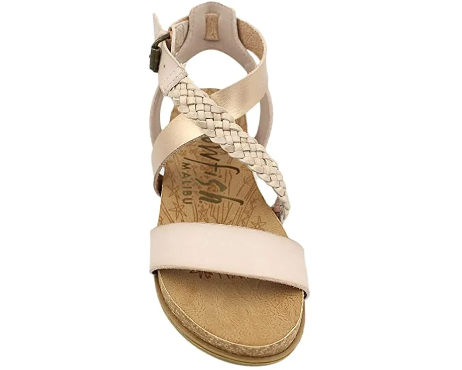 Blowfish Rosegold Fern Sandals