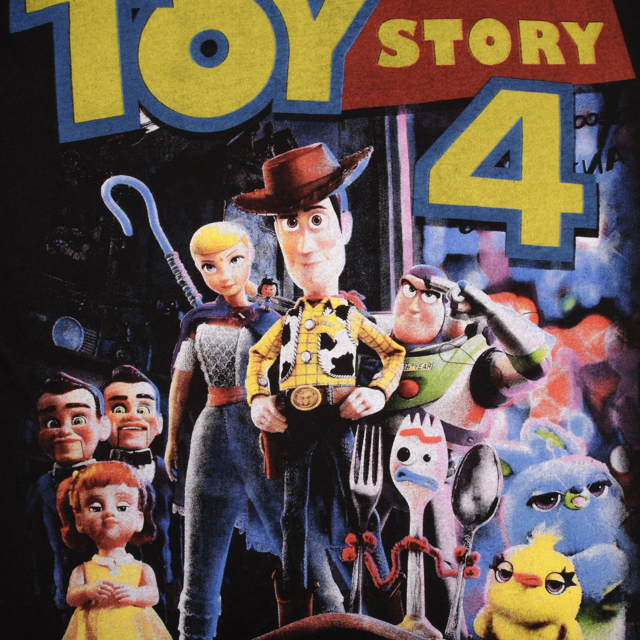 BOOTLEG DISNEY TOY STORY 4 TEE SHIRT SIZE XL SINGLE STITCH