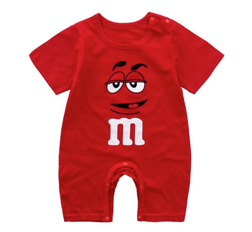 Boys And Girls M&M Rompers