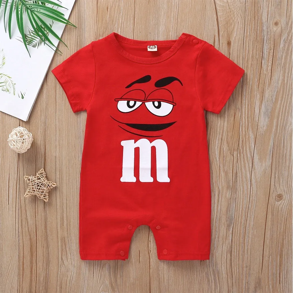 Boys And Girls M&M Rompers