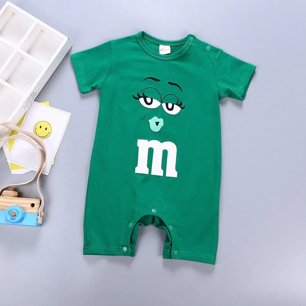 Boys And Girls M&M Rompers